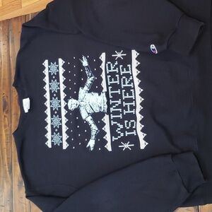 Barstool winter is here sweatshirt